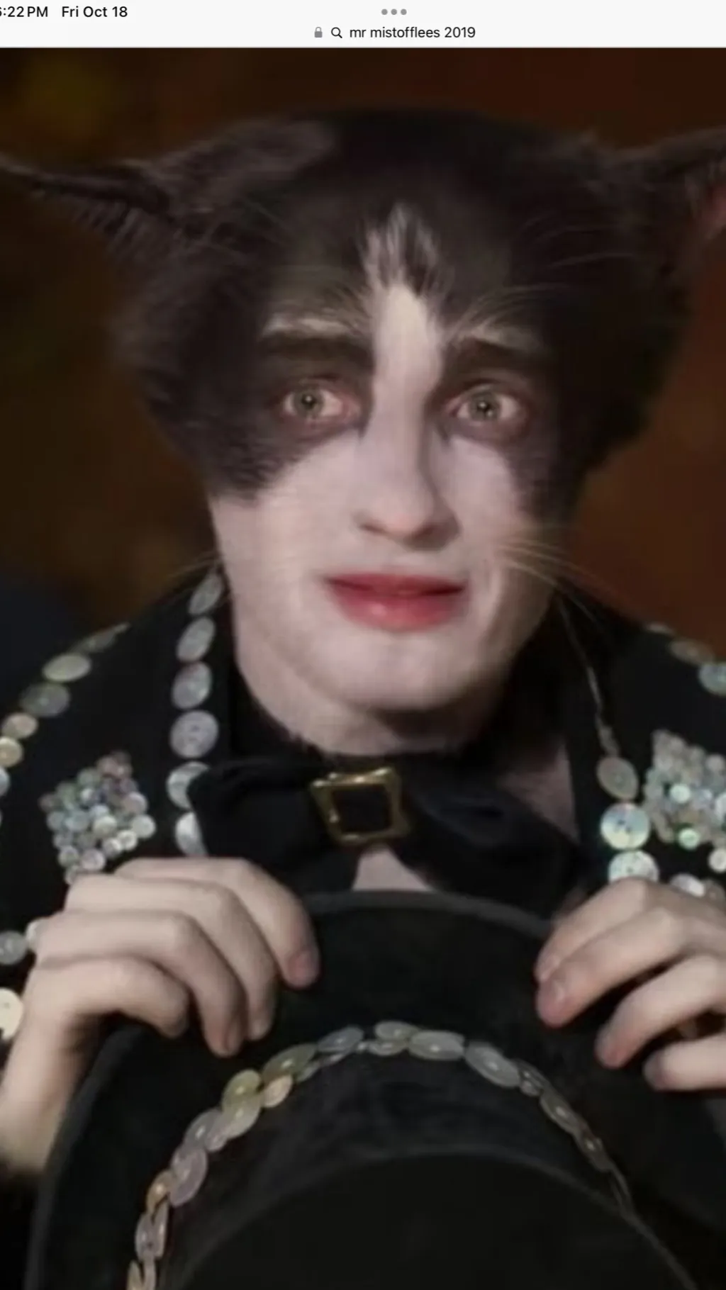 ai character: Mr. Mistoffelees background