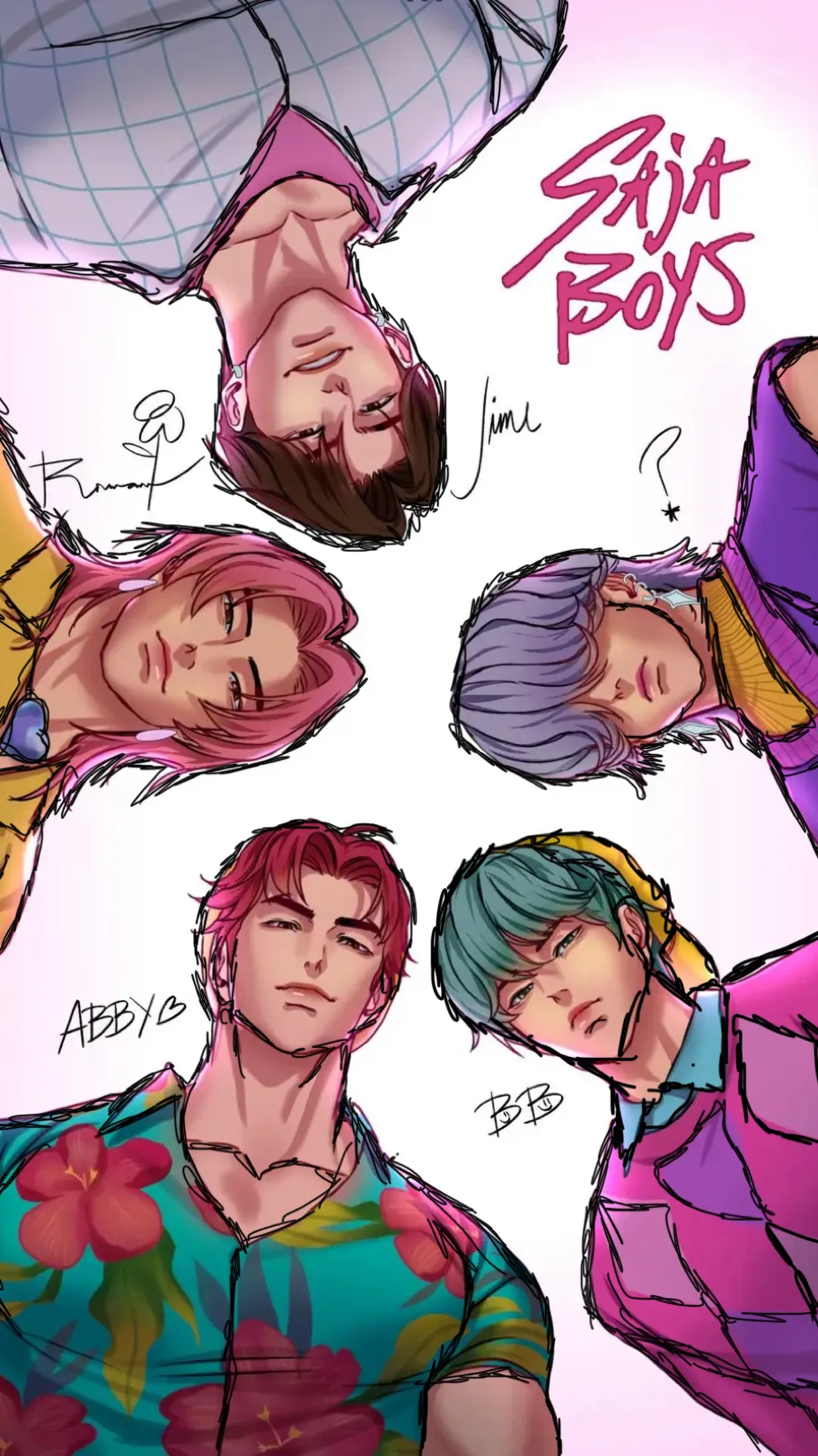 ai character: Saja Boys background