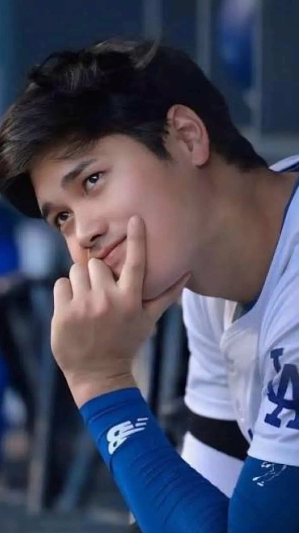 ai character: Dodgers😝😝😝 background