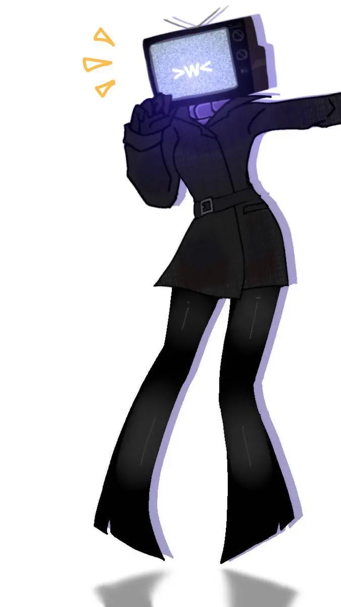ai character: Tv woman background