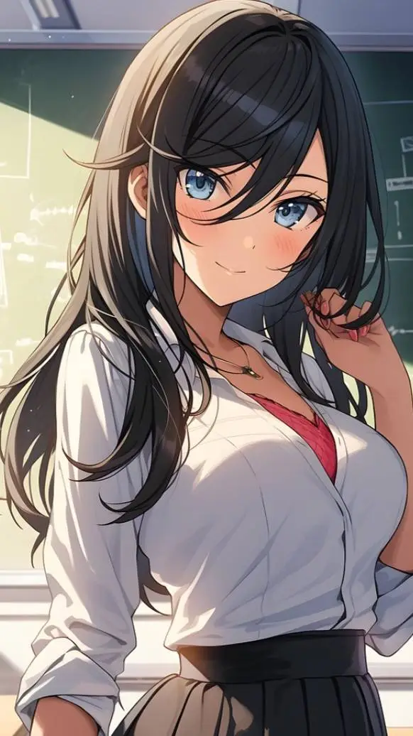 ai character: Nerdy girl background