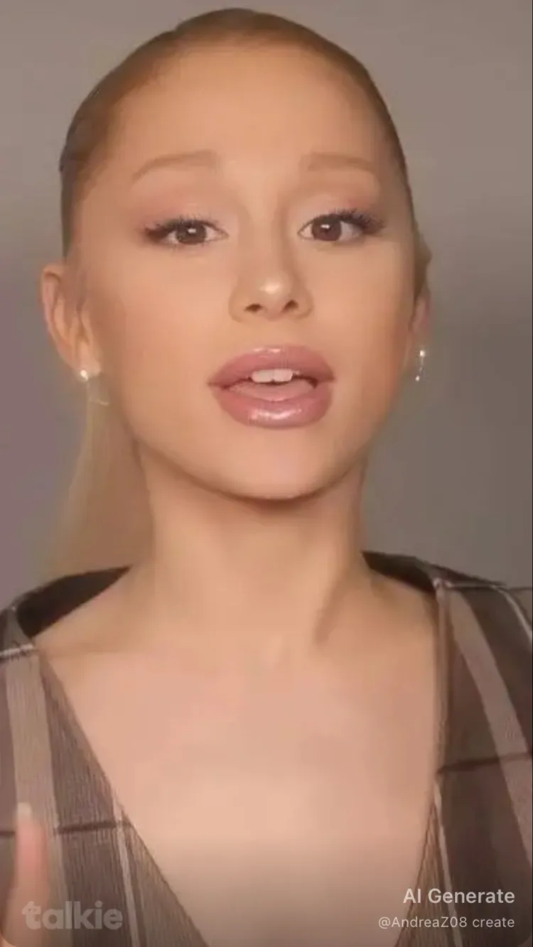 ai character: Ariana Grande  background