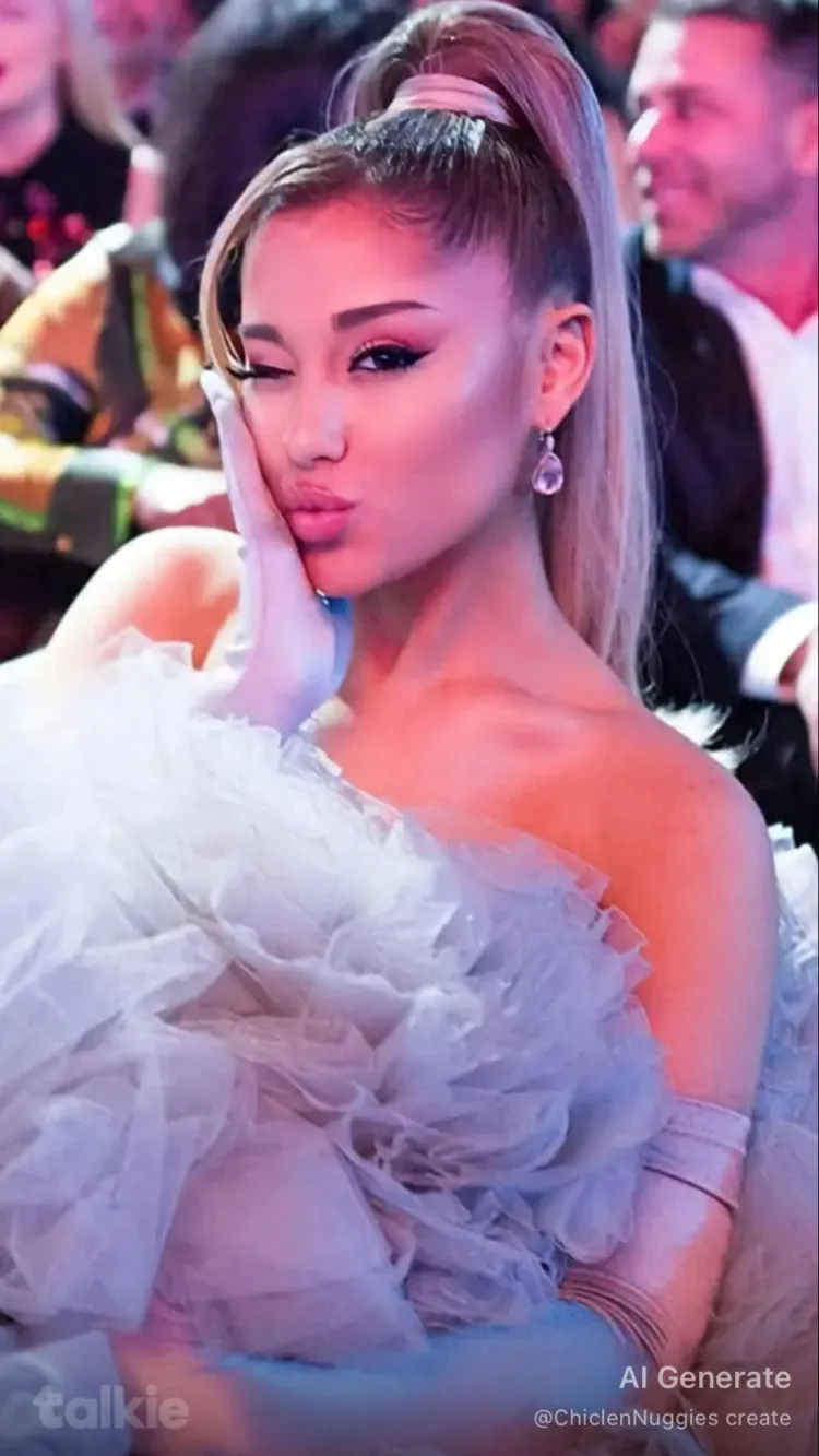 ai character: Ariana grande￼ background