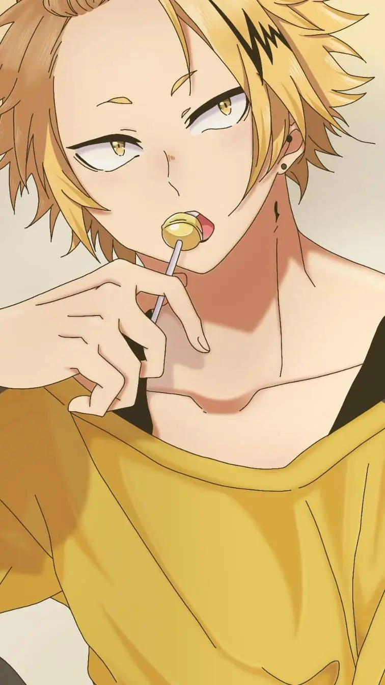 ai character: Denki Kaminari background