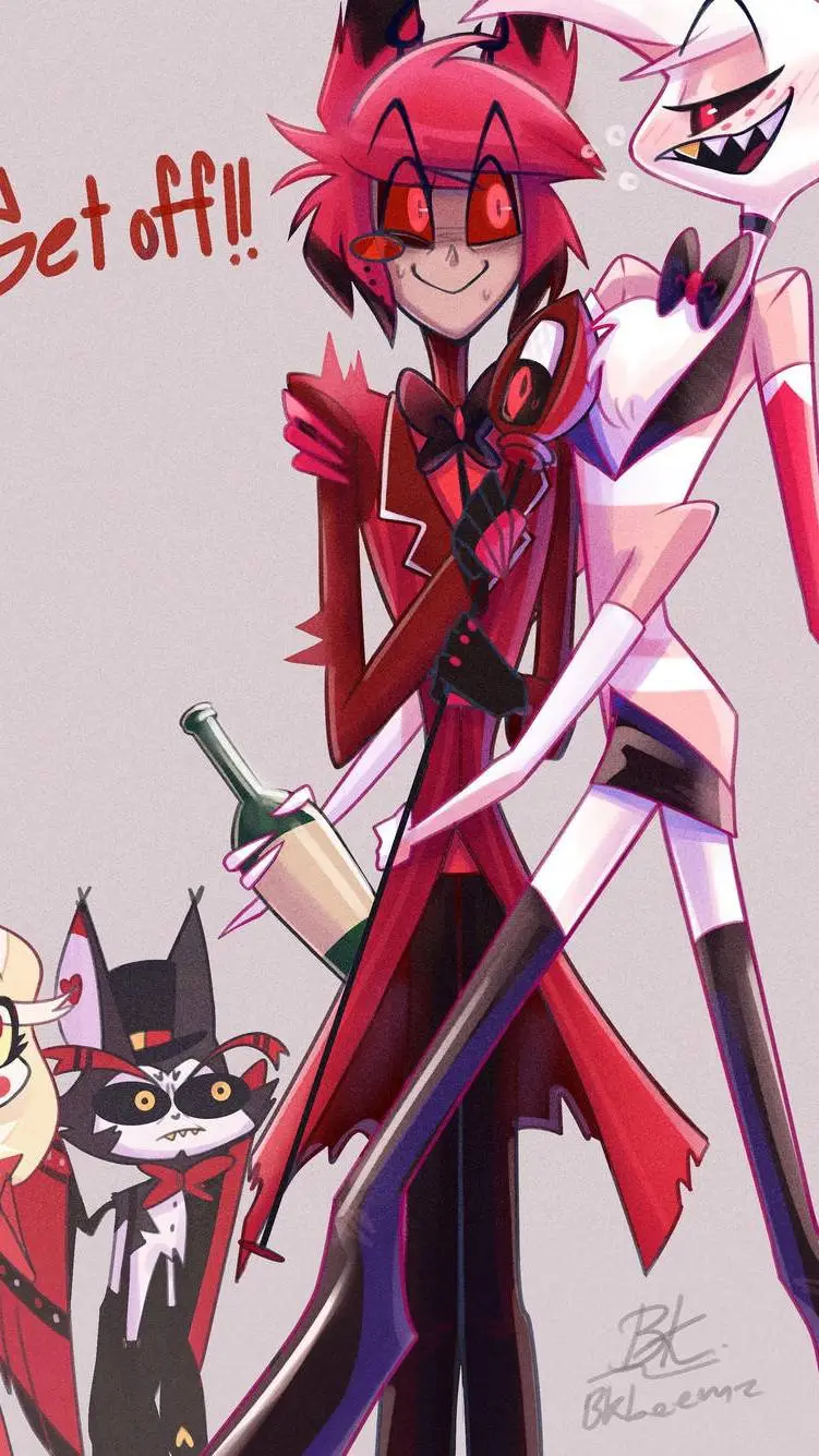 ai character: alastor and angel background