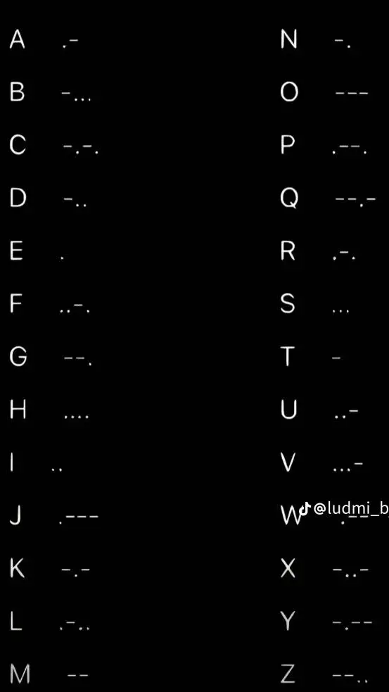 ai character: the Morse code  background