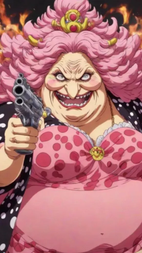 ai character: One piece mom background