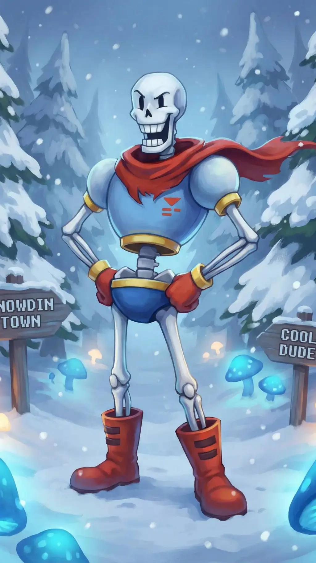 ai character: Папирус background