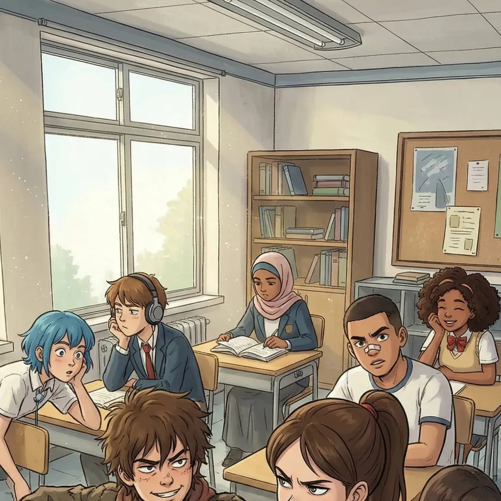 chat with ai character: Школа