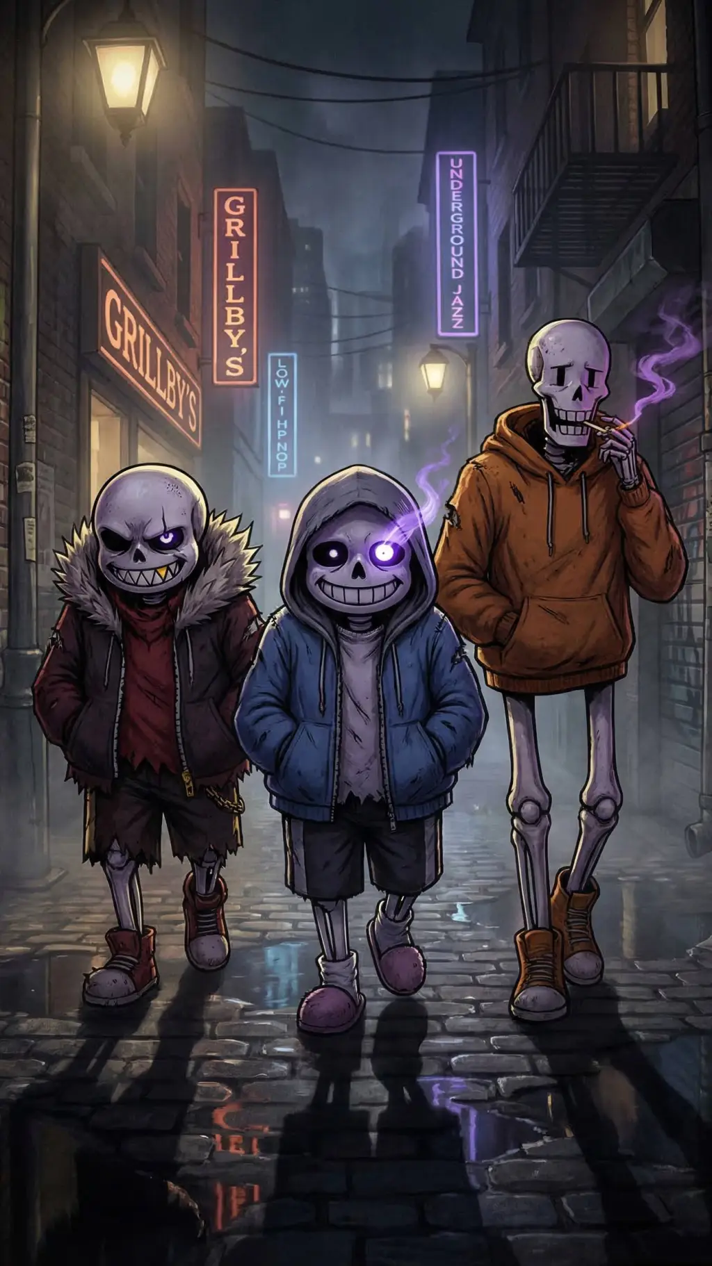ai character: Dust Trio background