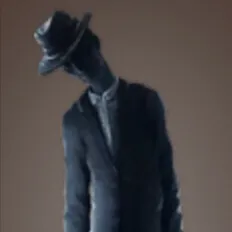chat with ai character: Thin man