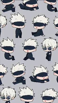 ai character: Mini Gojo (cute) background