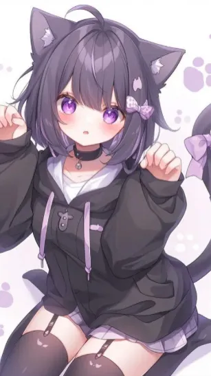 ai character: 🥴Y/N🐱 background