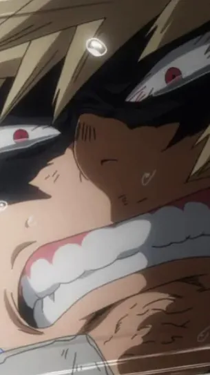 ai character: Bakugo😭😥😓 background