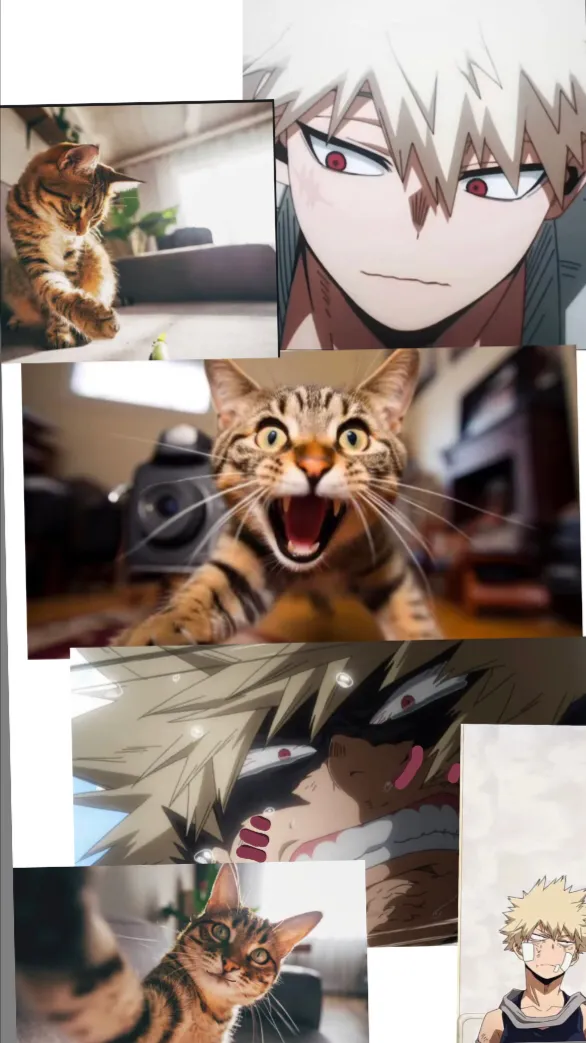 ai character: Bakugo!!! background