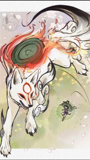 ai character: Amatersu background