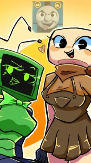 ai character: DW new toon day background