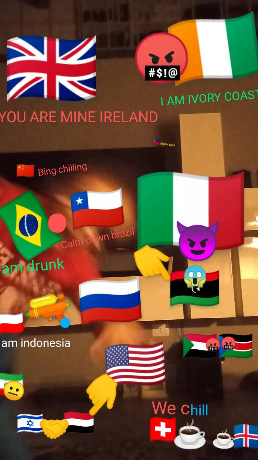 ai character: normal day of ch background