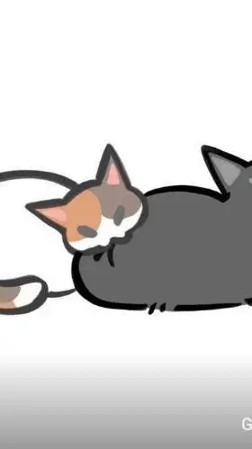 ai character: cat and cat background