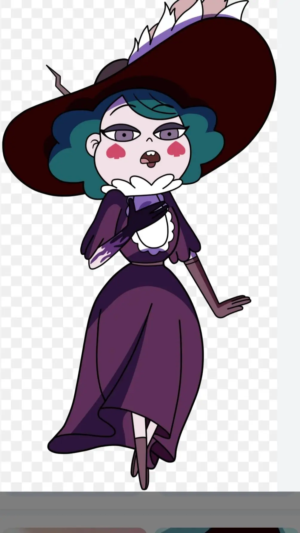 ai character: eclipsa butterfly  background