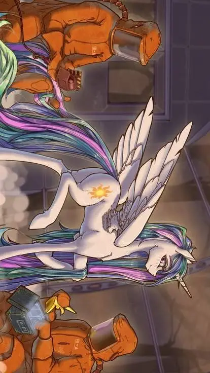 ai character: Princess Celestia background