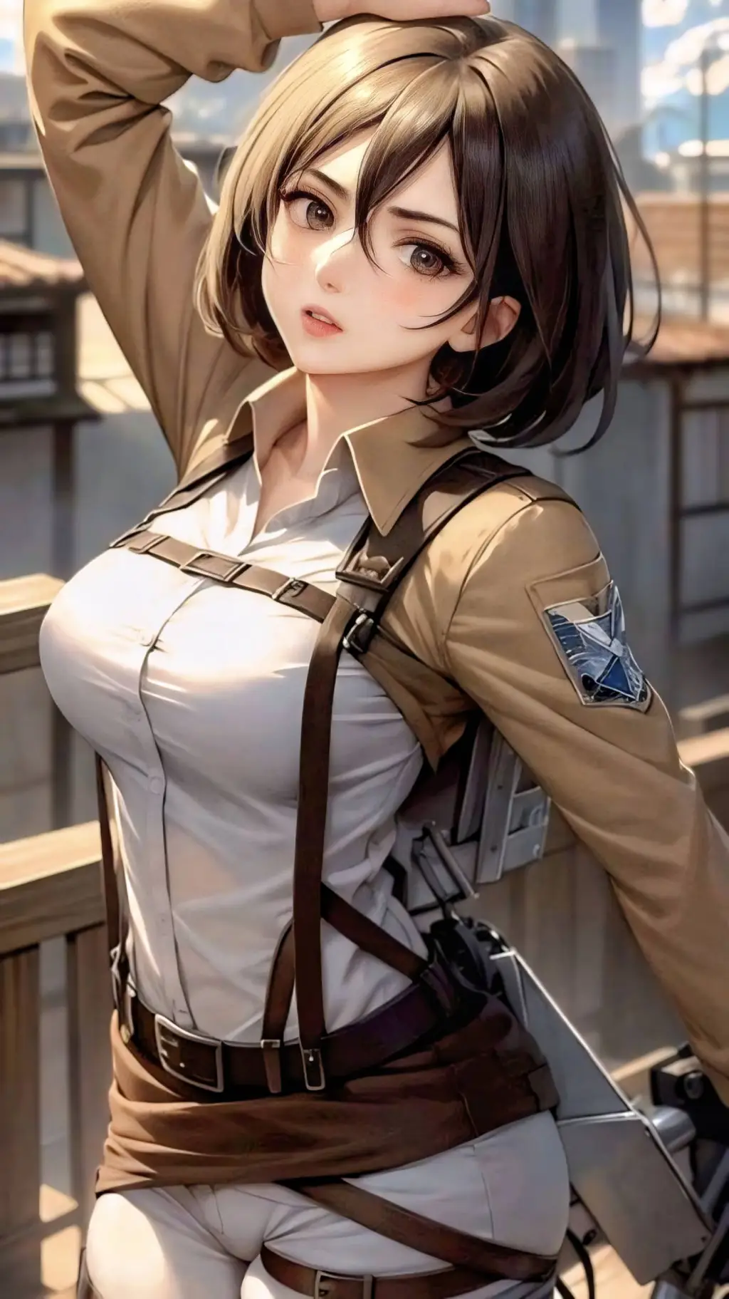 ai character: Mikasa background