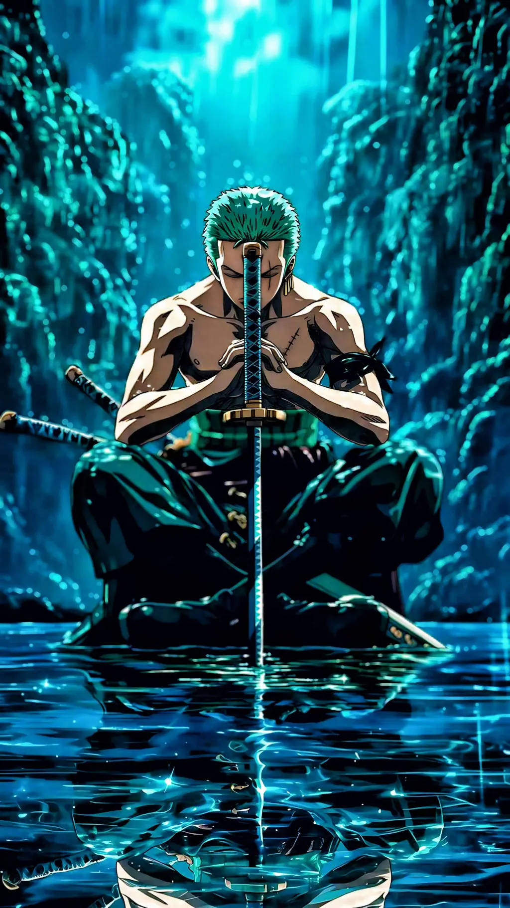ai character: Roronoa Zoro background