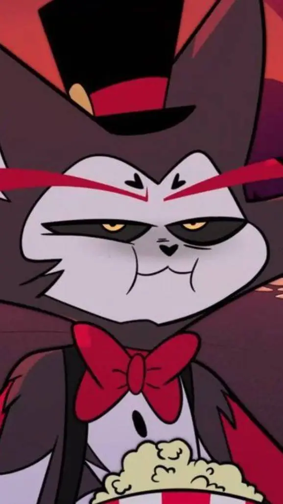 ai character: husk hazbin hotel  background