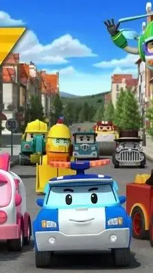 ai character: Robocar Poli background
