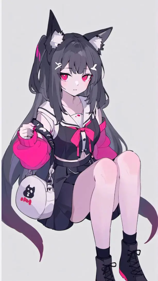 ai character: MHA new girl background