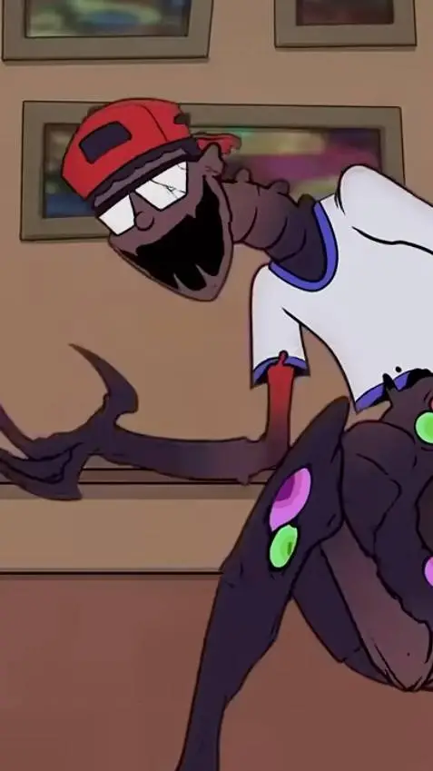 ai character: Glitchy verbalase background