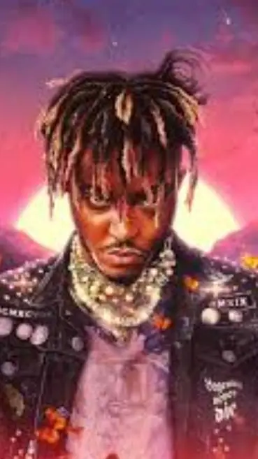 ai character: JuiceWRLD  background