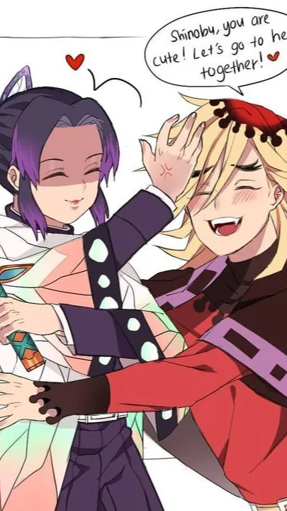 ai character: Doma x shinobu background