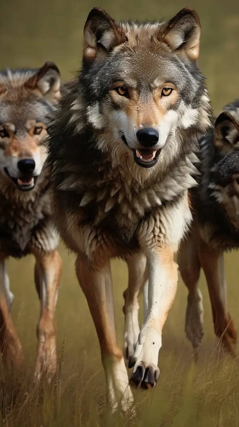 ai character: wolf pack background