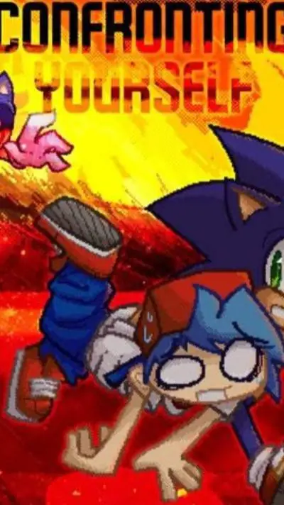 ai character: Confrotingyourself background