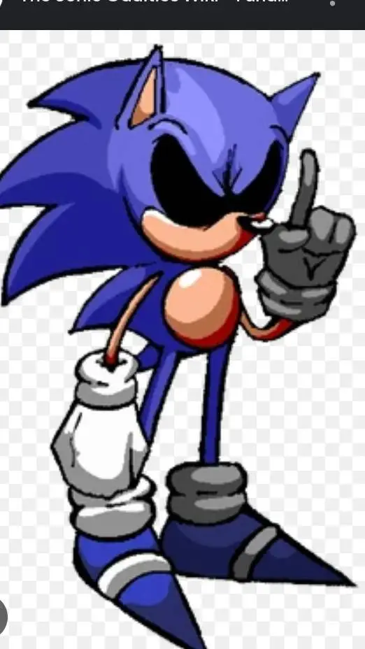 ai character: Sonic becomes exe background