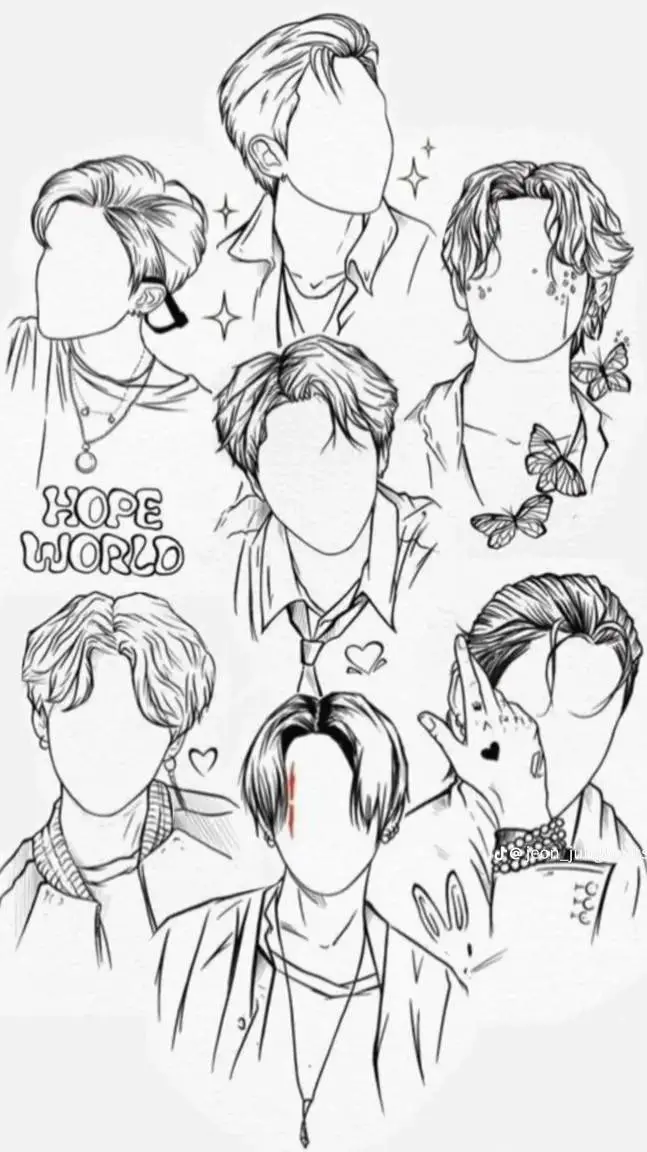 ai character: BTS X MIDNIGHT  background