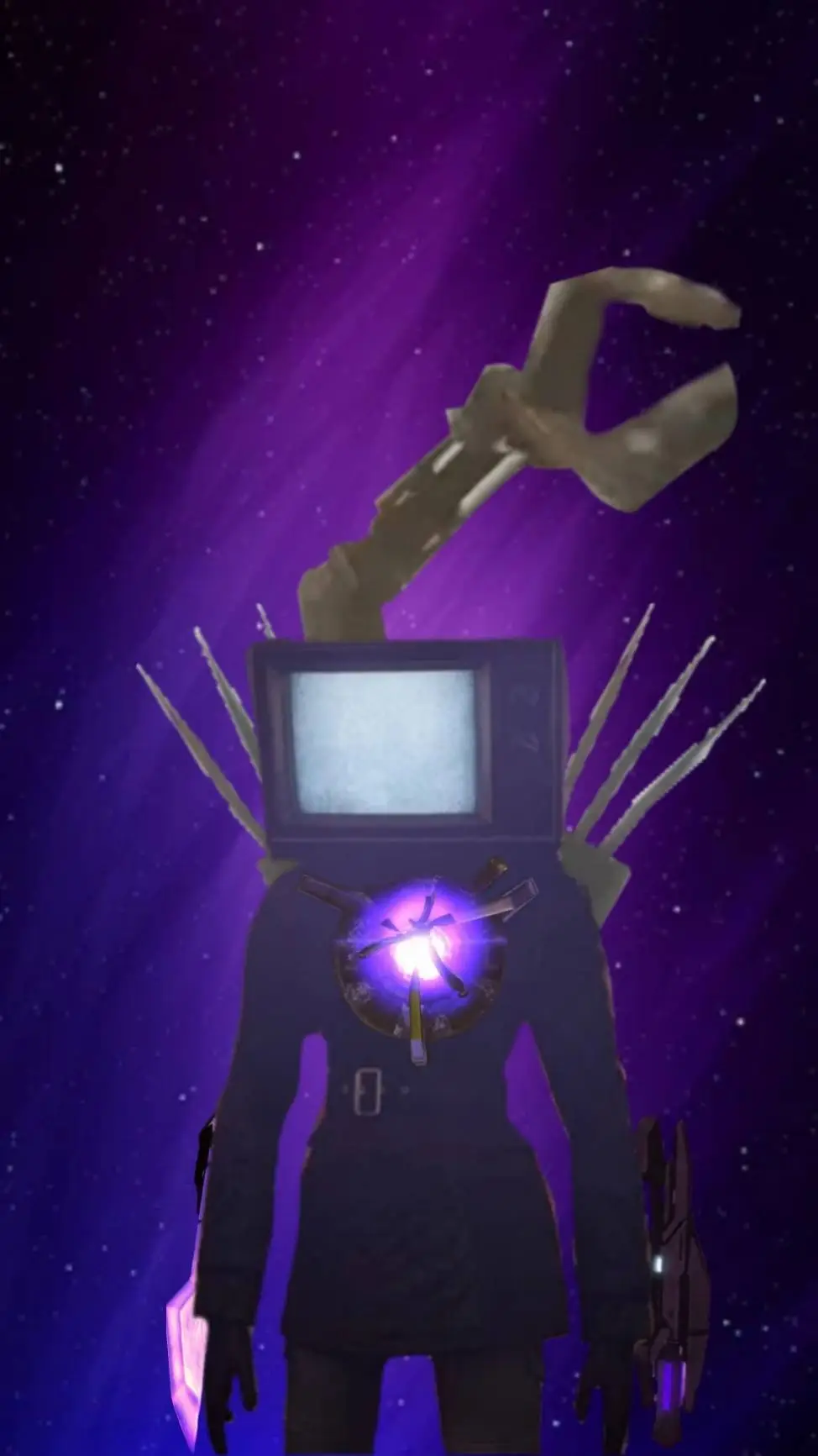 ai character: titan tv woman  background