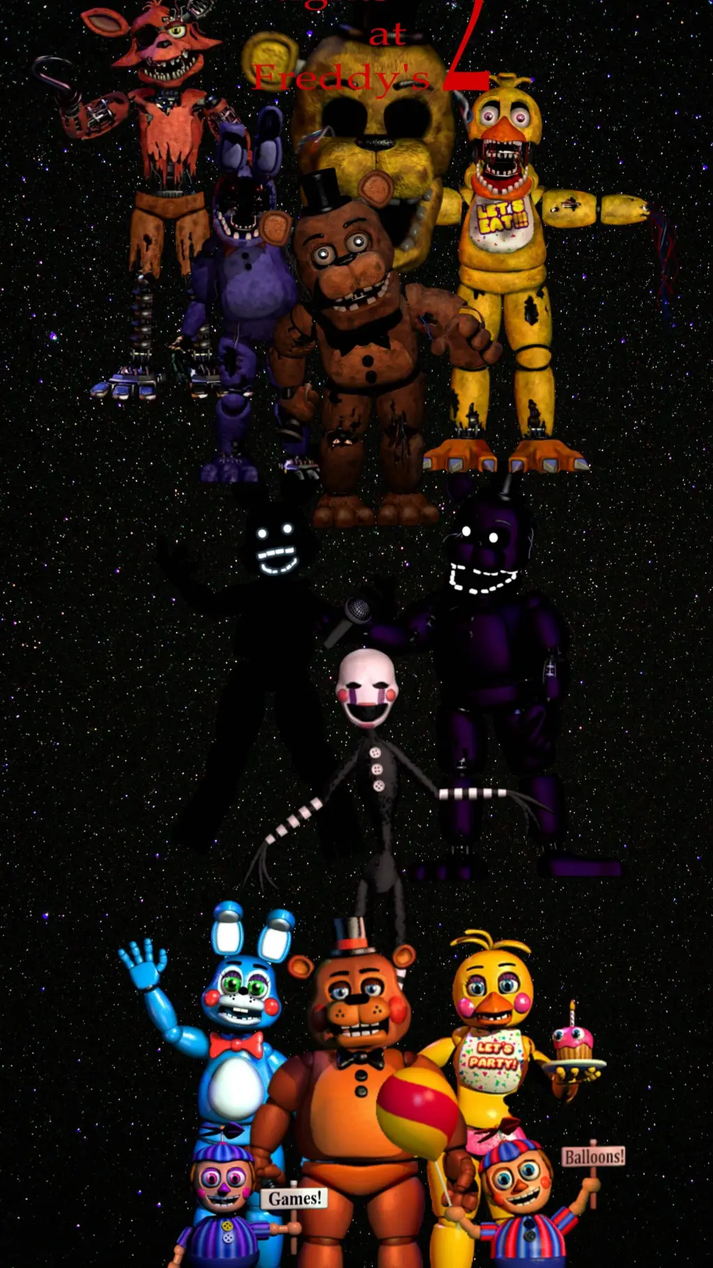 ai character: fnaf 2 background