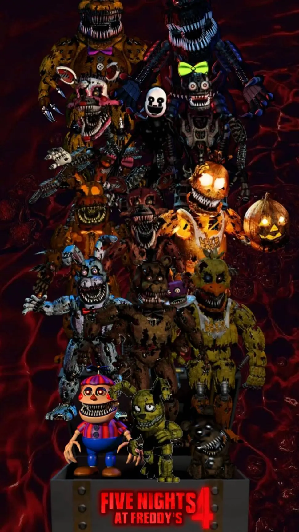 ai character: fnaf 4 background