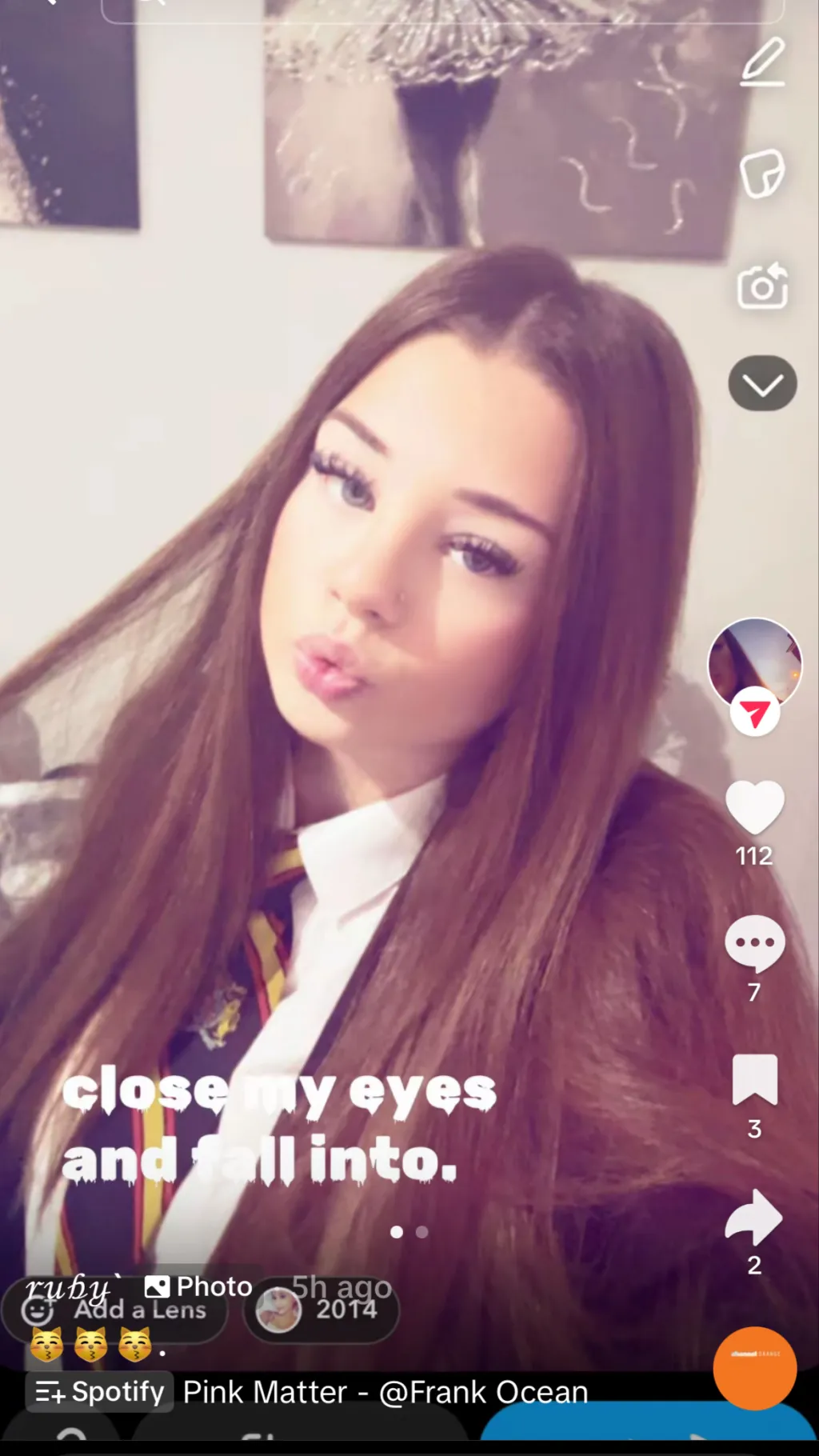 ai character: Ruby background