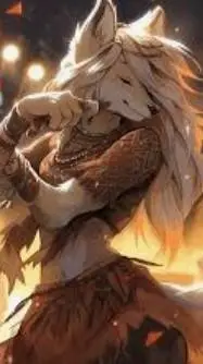 ai character: furry  background