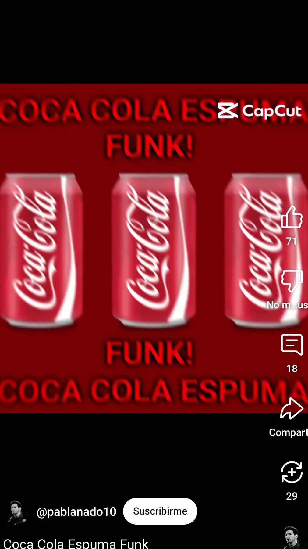 ai character: COCACOLA ESPUMA  background