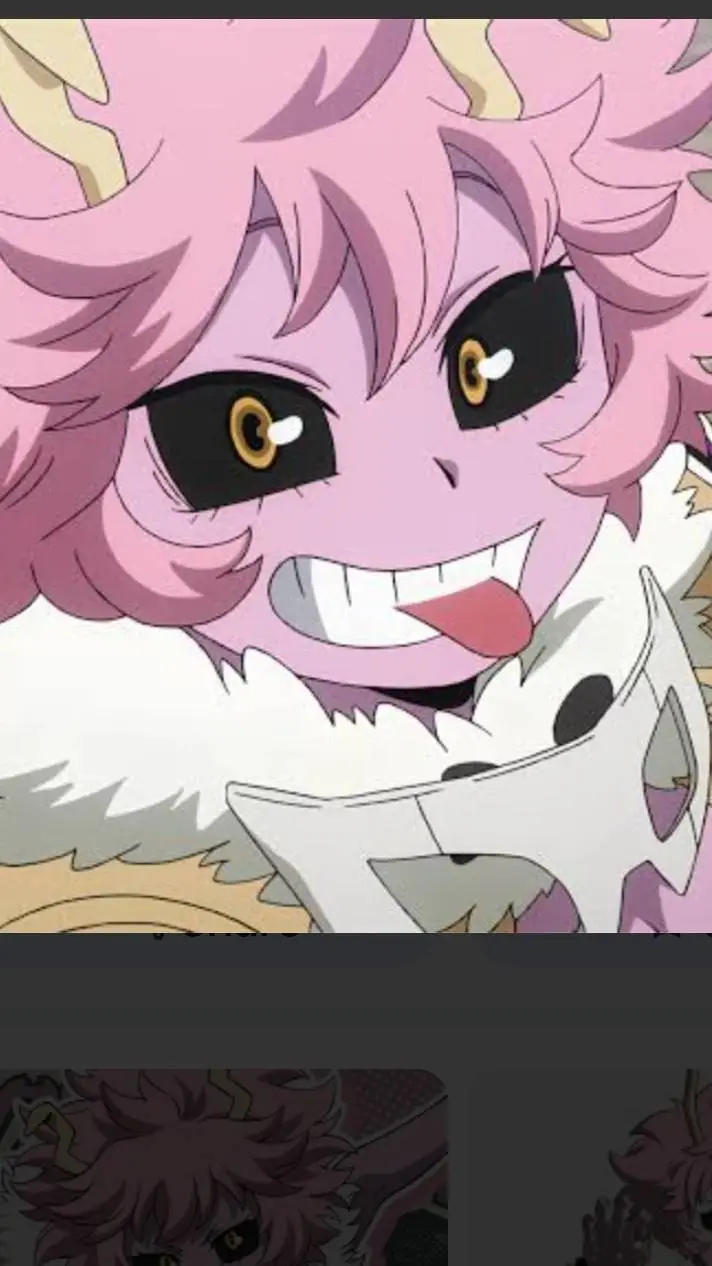ai character: mina ashido  background