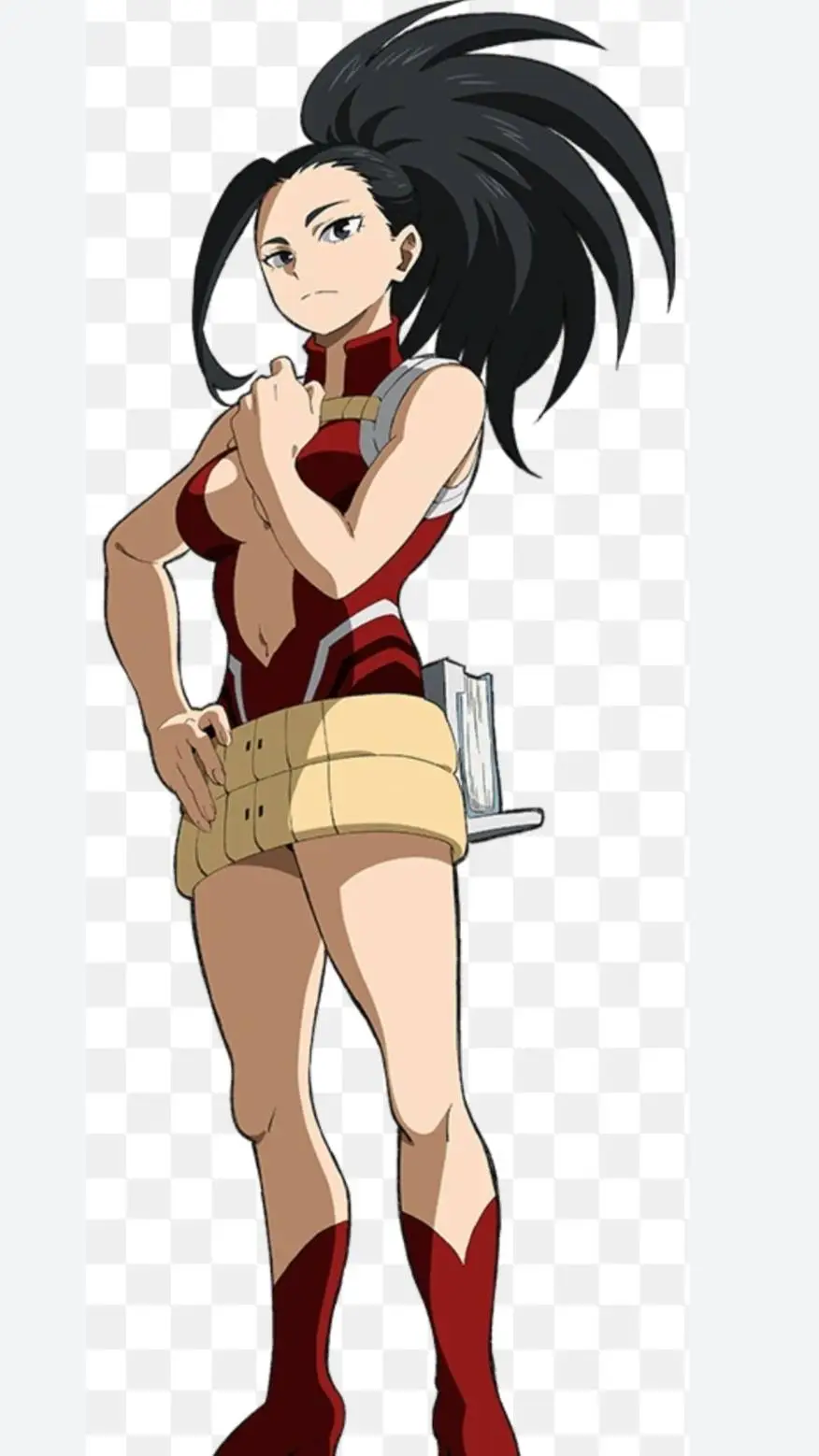 ai character: momo yaoyorozu background
