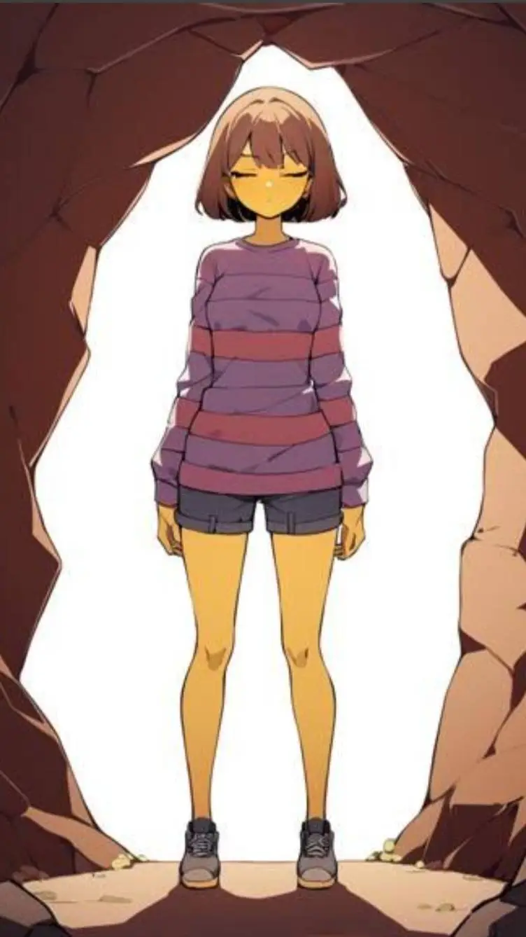 ai character: frisk  background