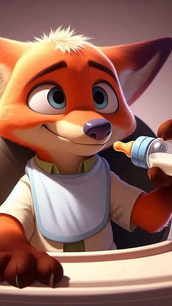 ai character: Nick Wilde  background