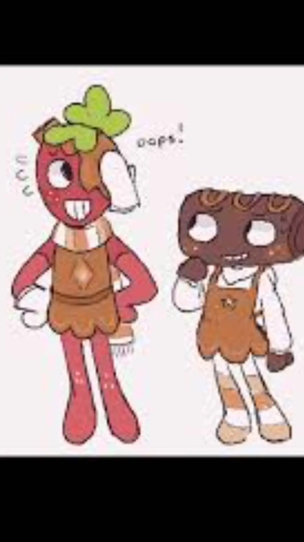 ai character: fruitcake background