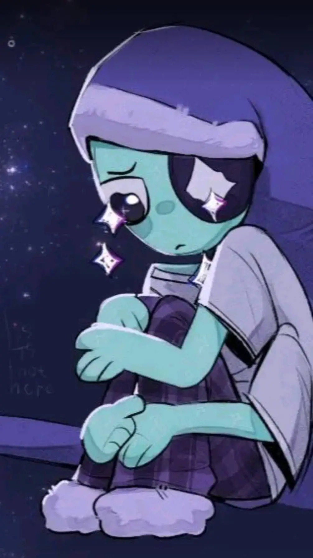 ai character: moonflower background