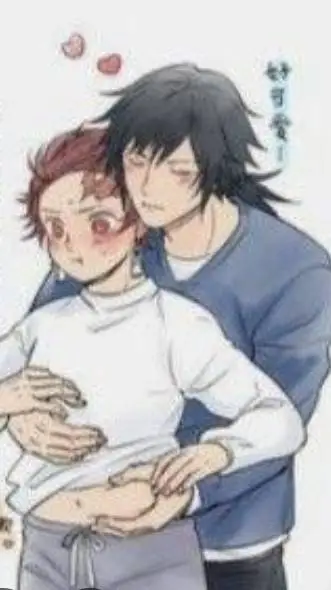 ai character: Tanjiro pregnancy  background